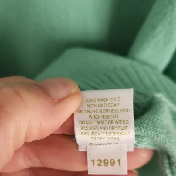 Garnet Hill Cashmere Cardigan Sweater - Picture 4 of 5